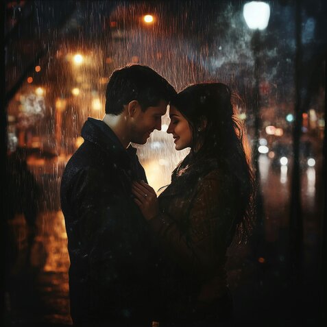 Lokale Band bei einem Live-Auftritt auf kleiner Bühne