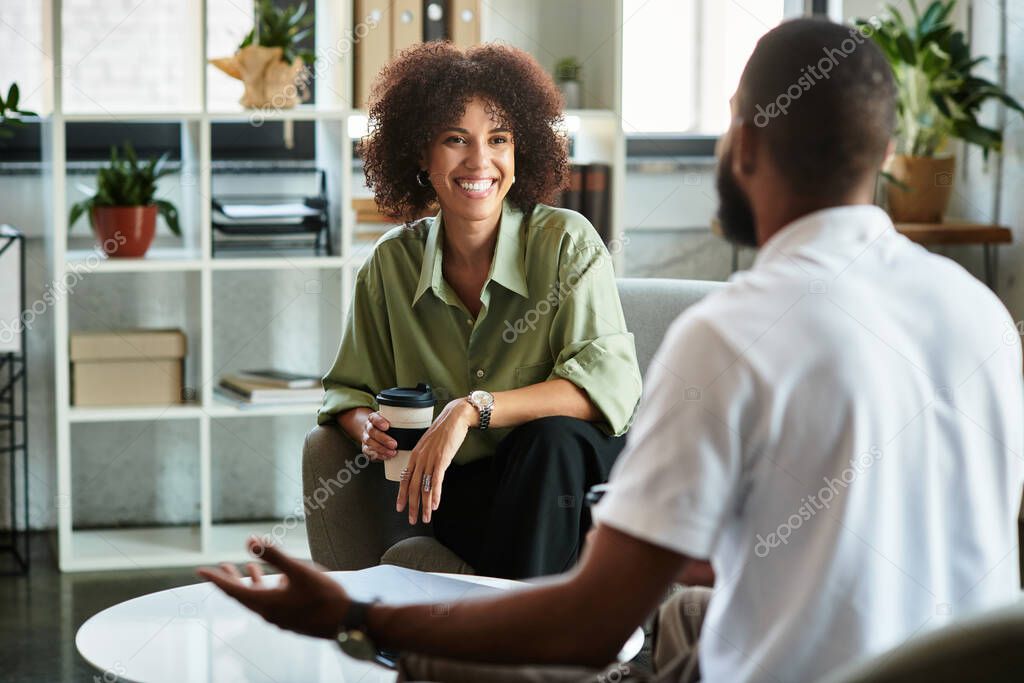 Interview mit lokalem Gast